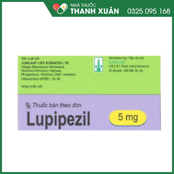 Lupipezil 5mg trị chứng giảm trí nhớ